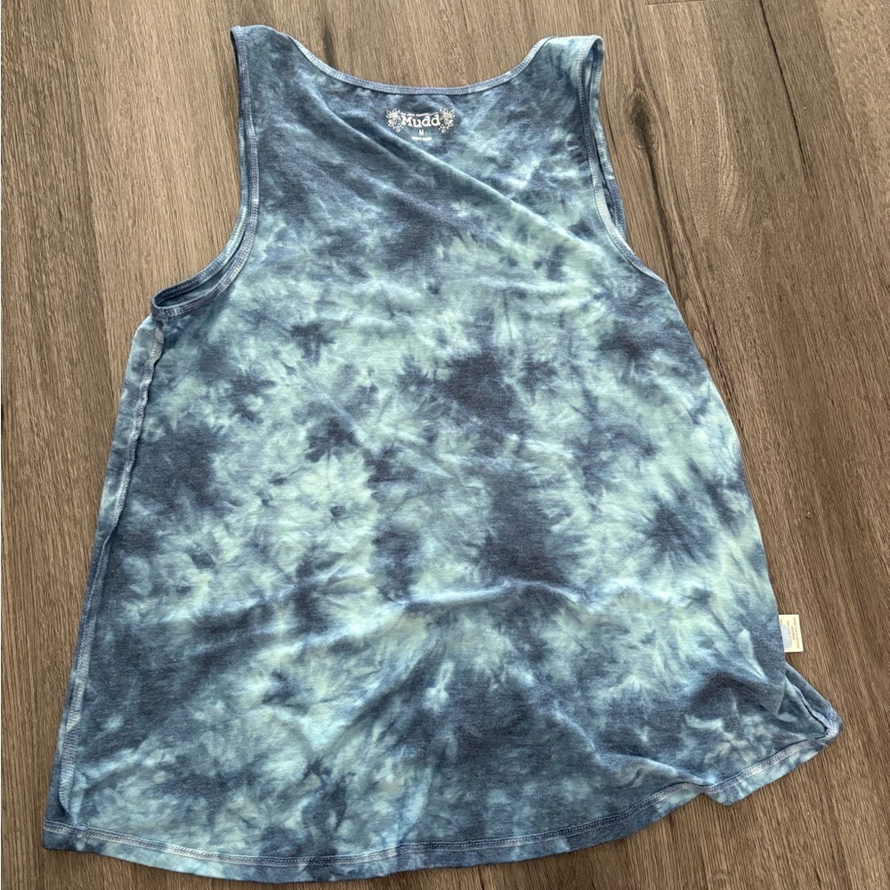 Mudd Women's Tie-Dye Tank Tops - Red/orange and Blue - Picture 14 of 14